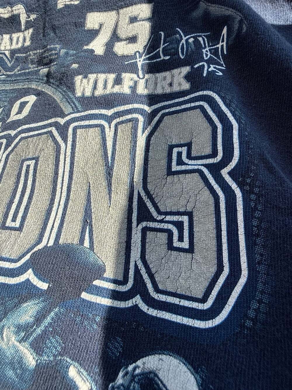 New England Patriots 2014 World Champions Super Bowl XLIX Signature T-Shirt - Picture 2 of 4